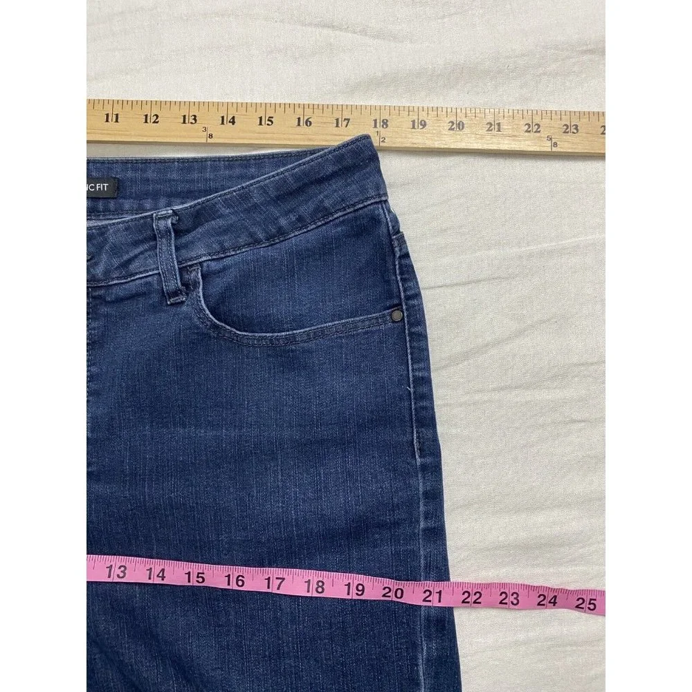 Lee Jeans Classic‎ Fit Jeans 36x33 (no tag) Long High Rise Dark Wash Blue Denim